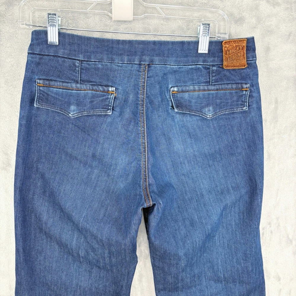Lucky Legend Women 6/28 (Fit 28x30.5)‎ High Rise Trouser Wide Leg Stretch Denim